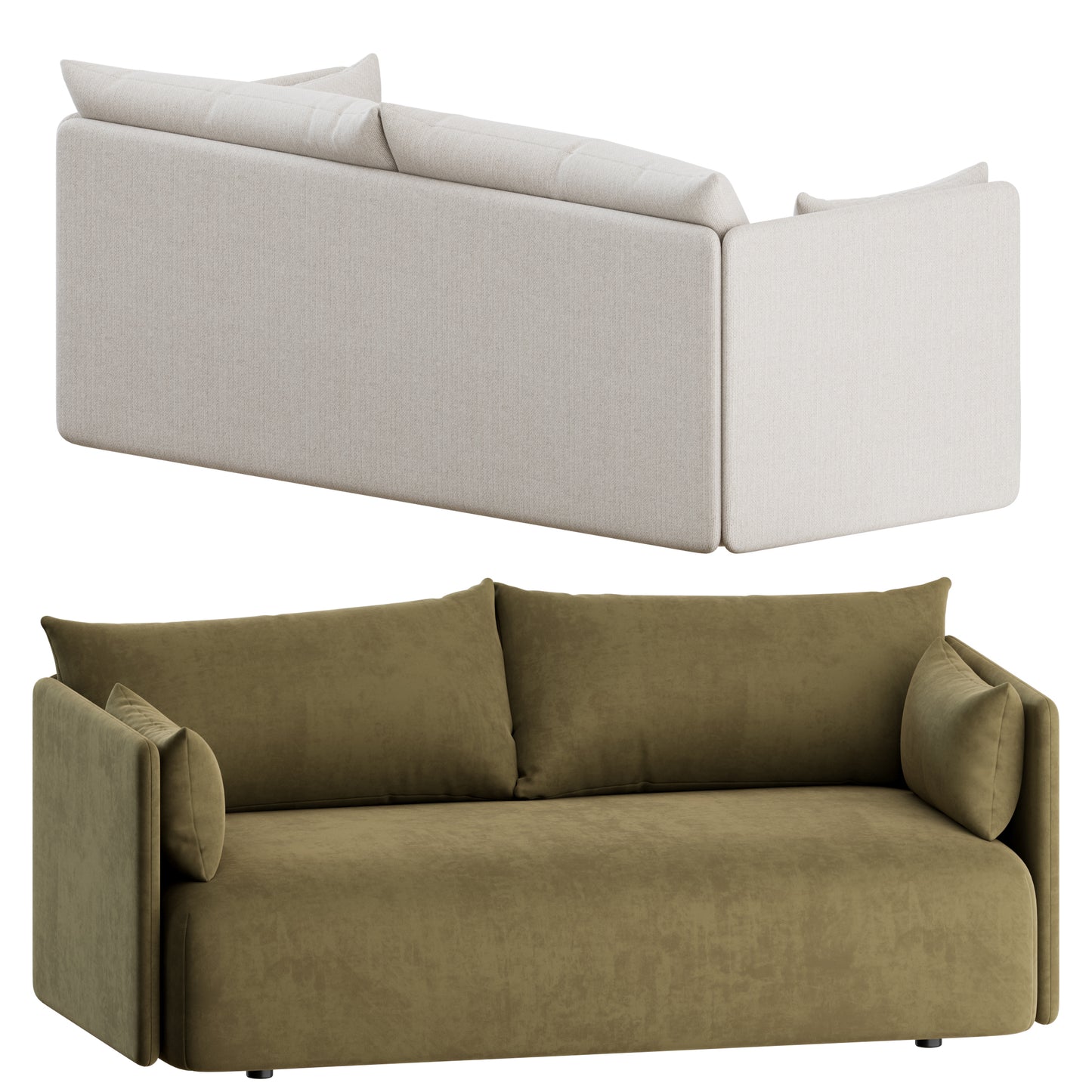 Offset Sofa 2 Seater By Audo 3D Model