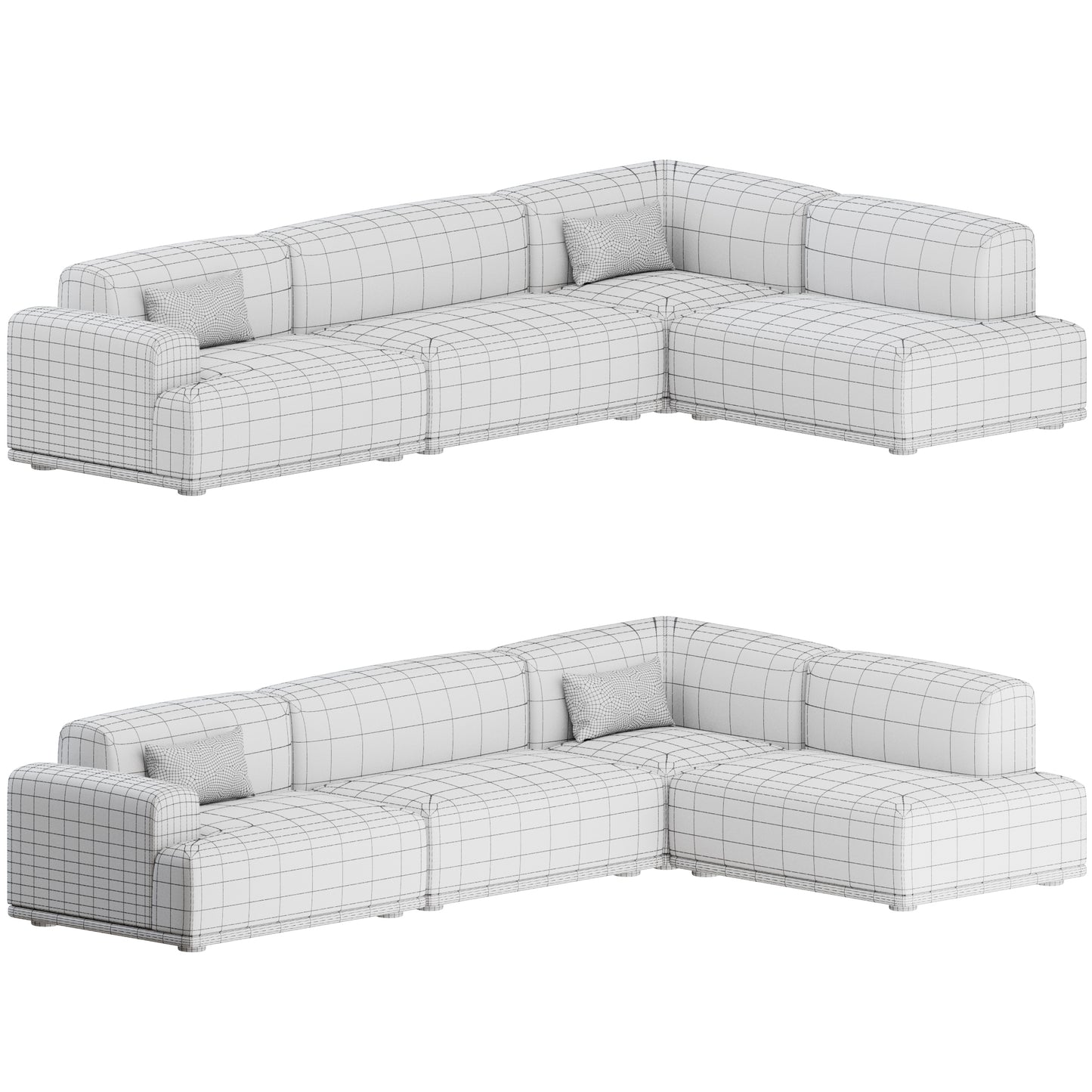 Connect Corner Sofa 01 By Muuto 3D Model