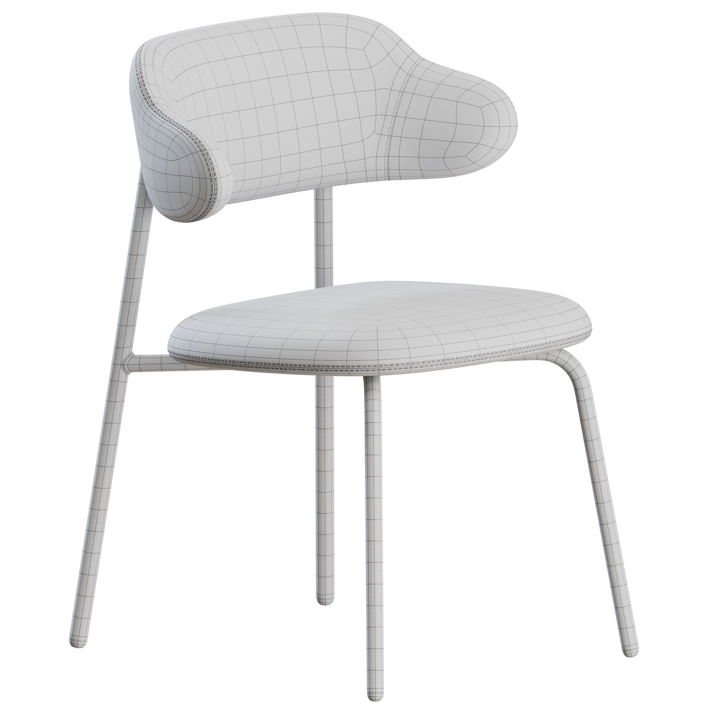 Aloa Dining Chair 02 Artifort 3D Model