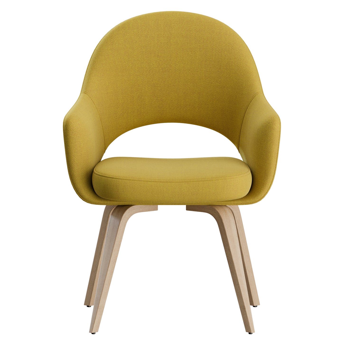 Saarinen Executive Armchair Wood Knoll 3D Model