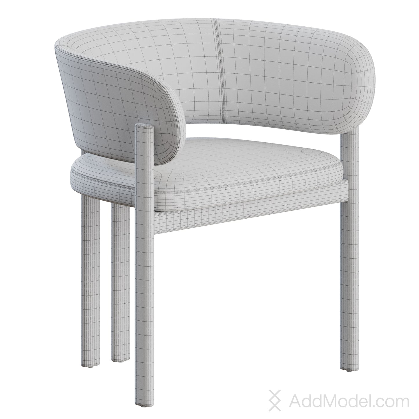 Bay Armchair By Nature Design 3D Model