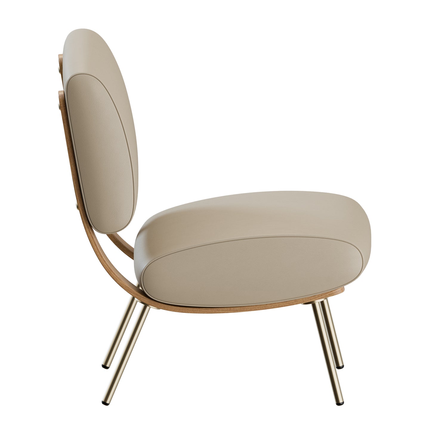 Round D.154.5 Armchair By Molteni&C 3D Model