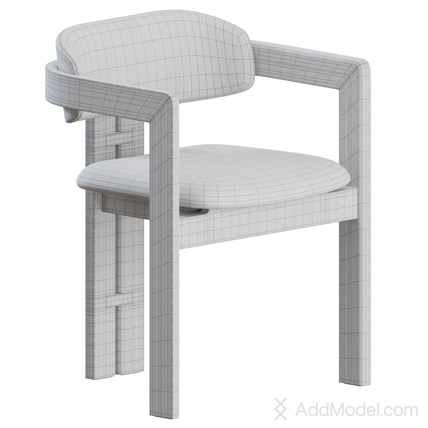 0414 Dining Chair By Gallotti and Radice 3D Model