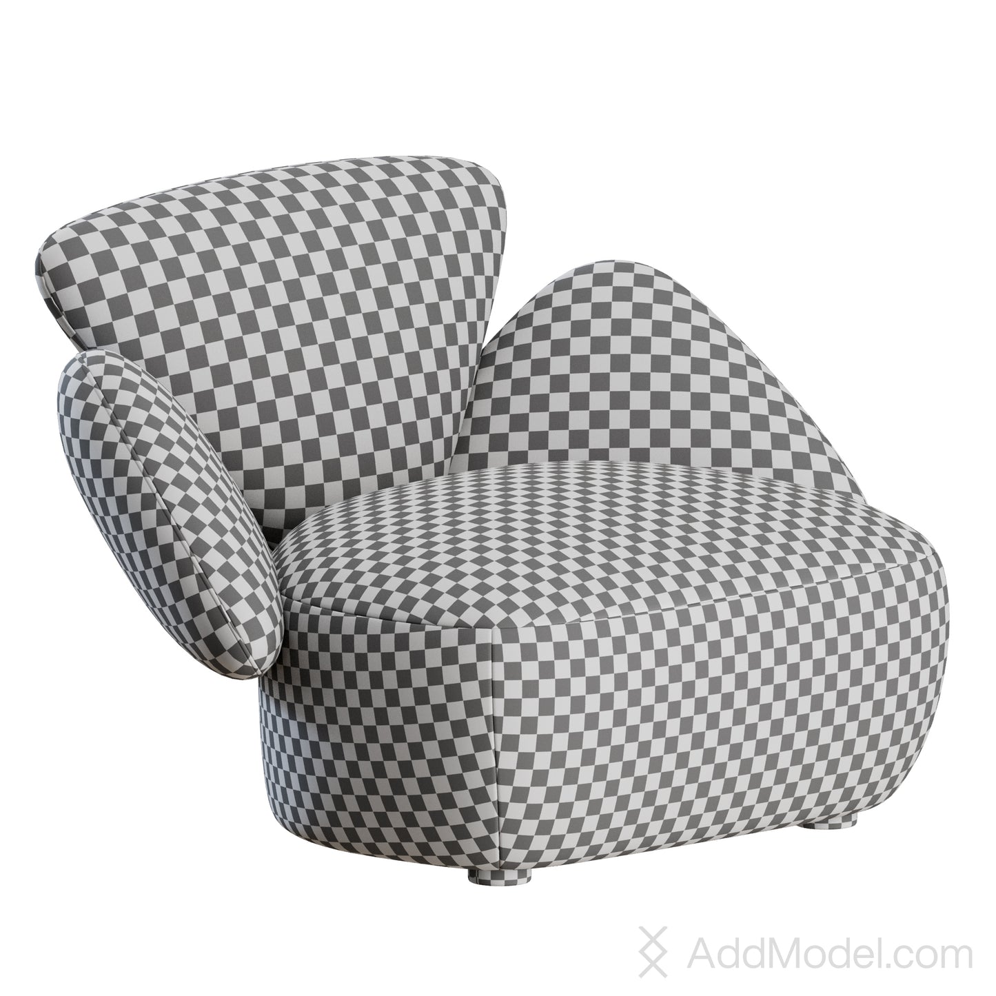 Foretre Armchair By The Future Perfect 3D Model