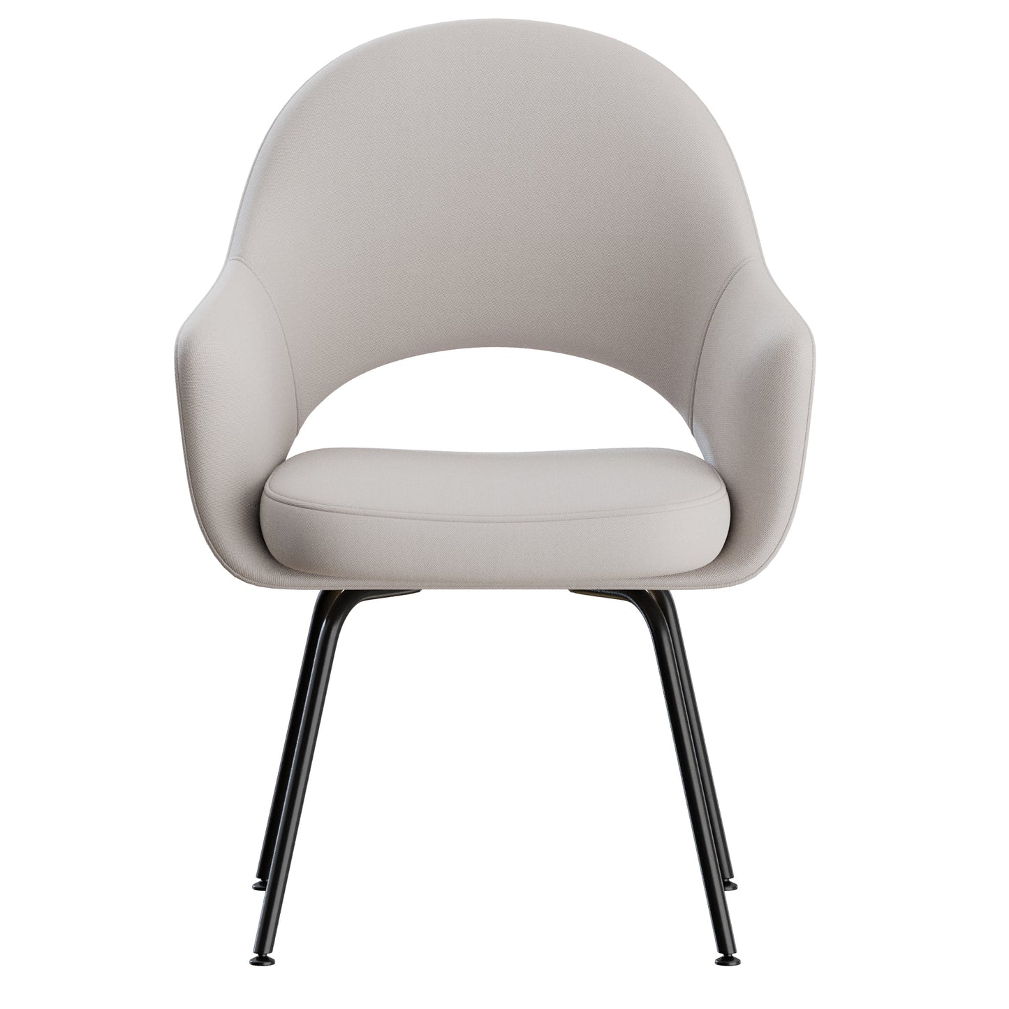 Saarinen Executive Armchair Metal Knoll 3D Model