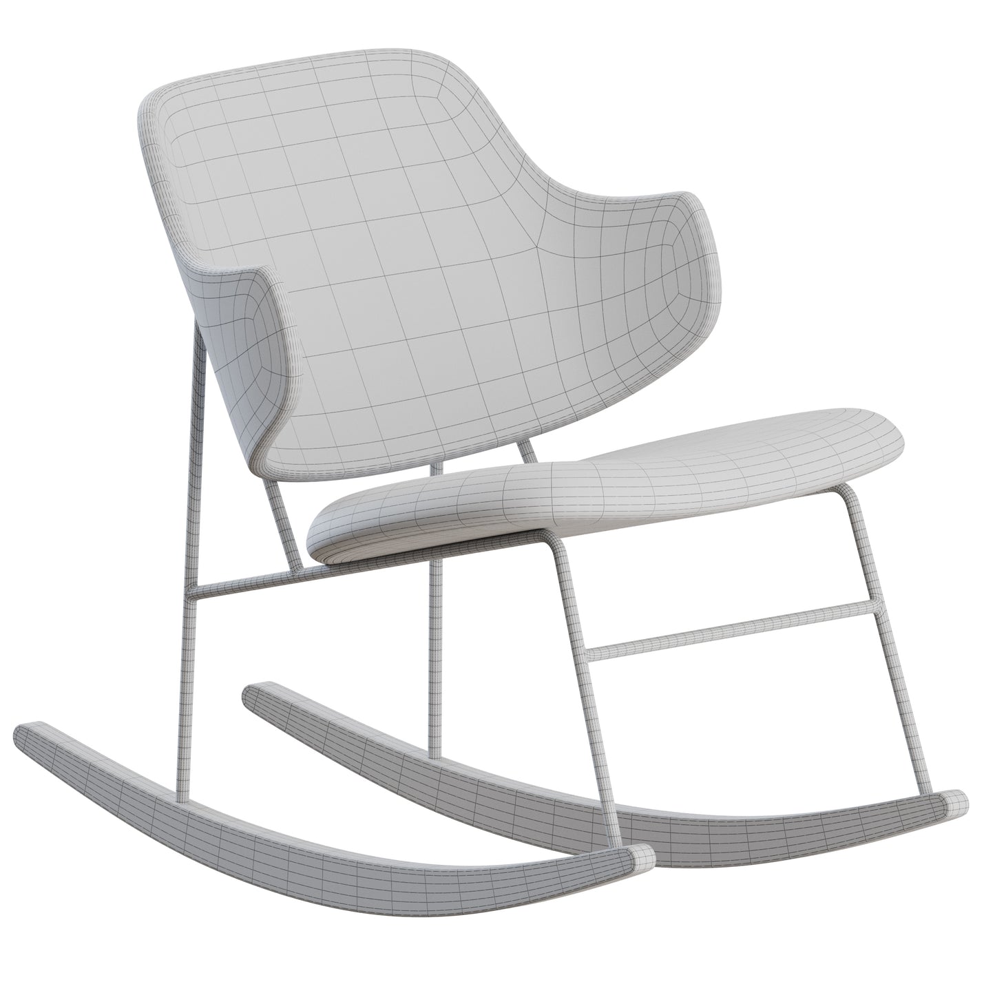 The Penguin Rocking Chair Audo 3D Model