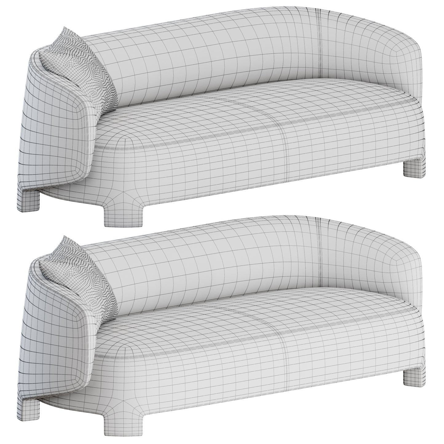 Taru 3 Seater Sofa By Ligne Roset 3D Model