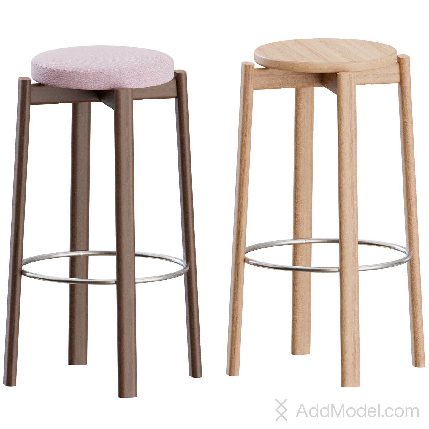 Passage Bar Stool By Audo Copenhagen 3D Model