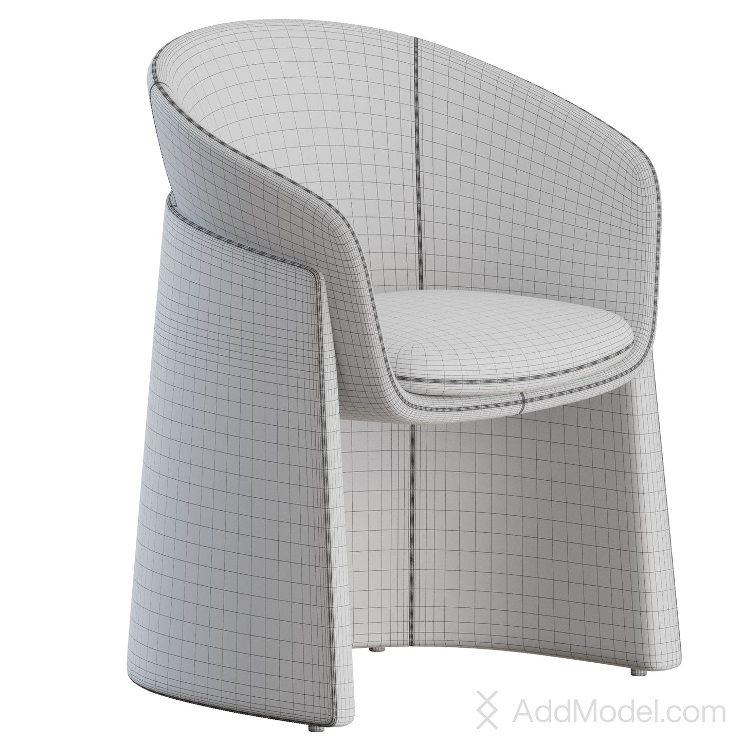 Seba Chair By Davis Furniture 3D Model