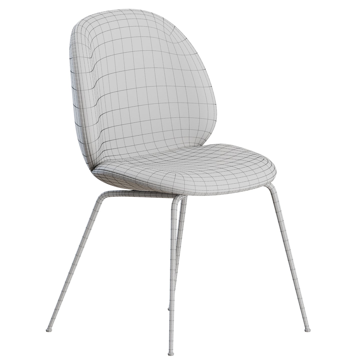 Beetle Chair New Edition By Gubi 3D Model