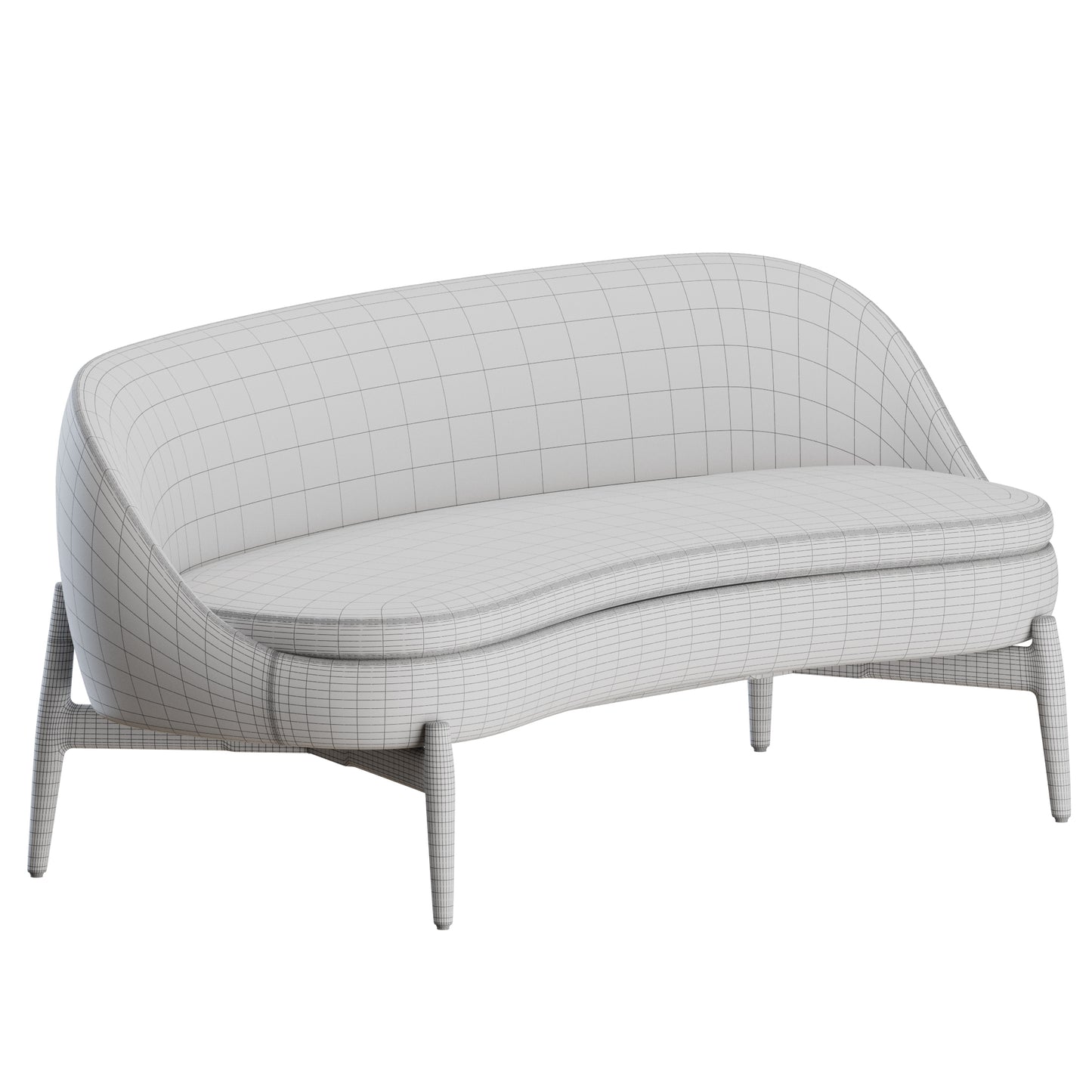 Sendai Sofa By Minotti 3D Model