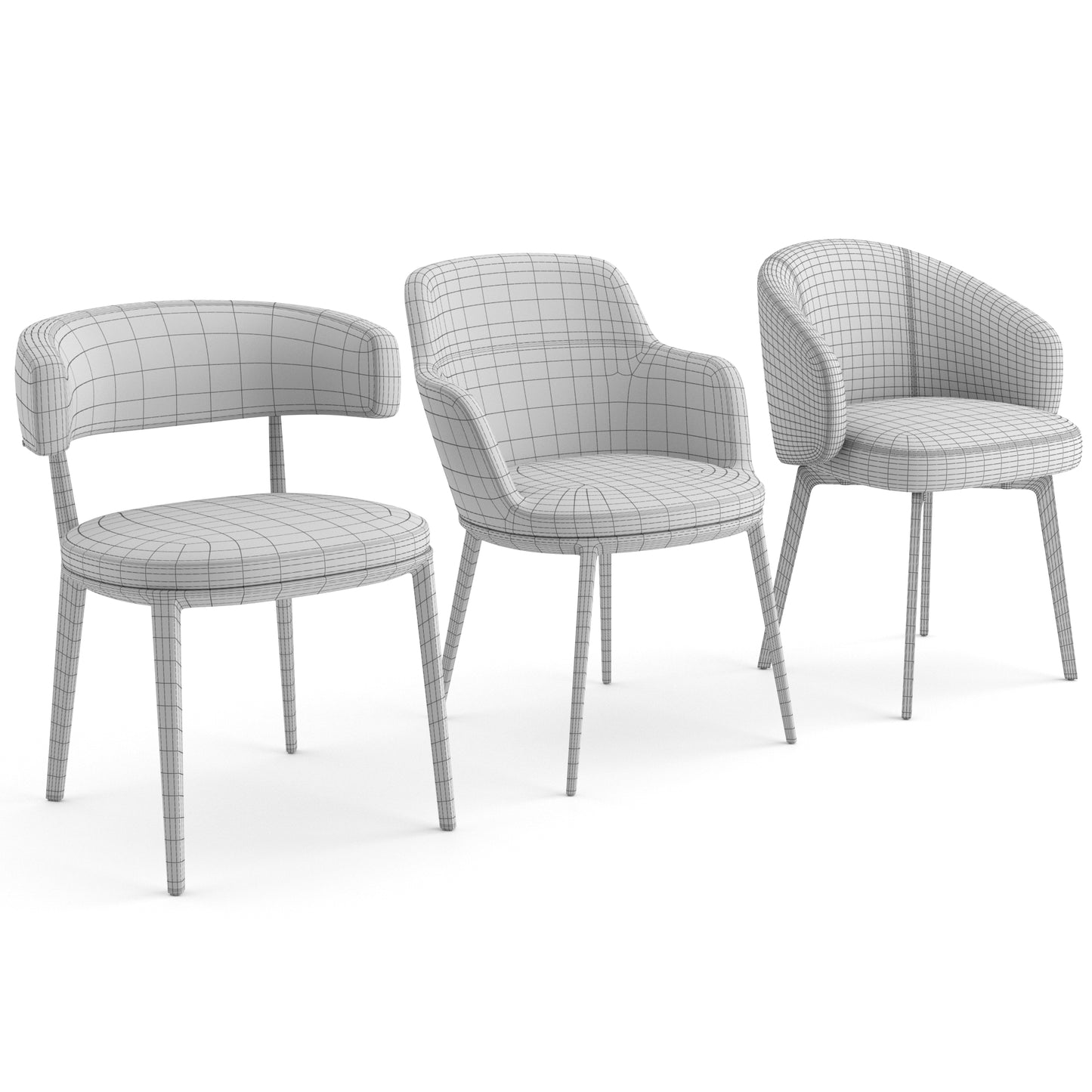 Italian Chairs 3D Model