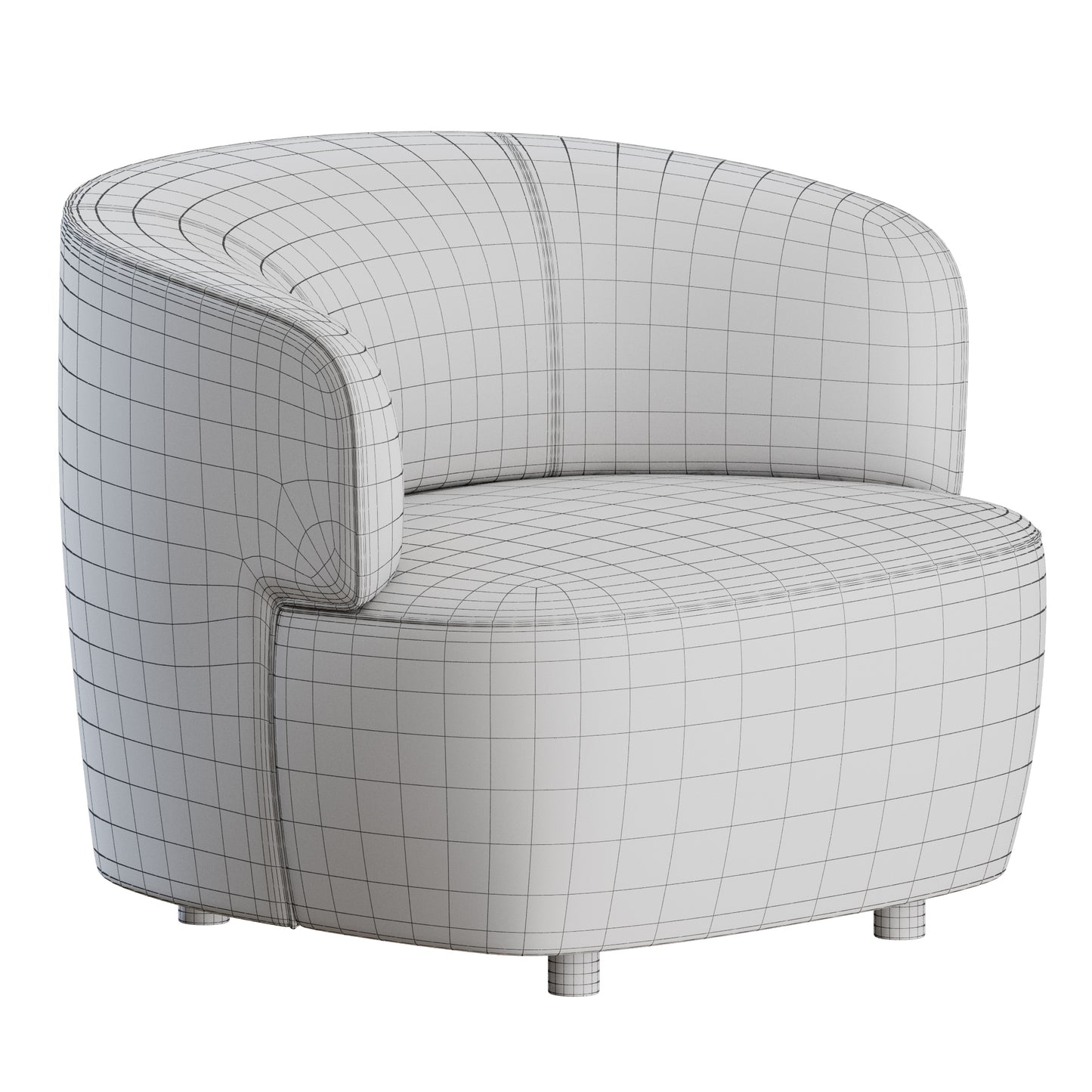 Elain Armchair By Molteni&C 3D Model