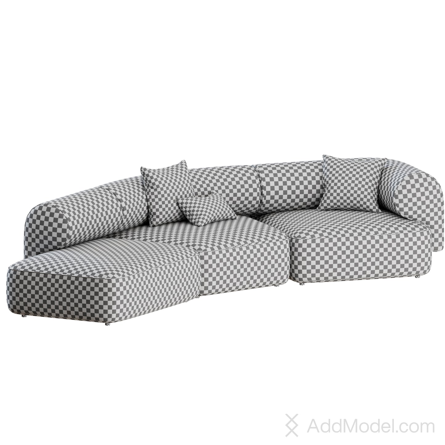 Melody Corner Sofa By Natuzzi 3D Model