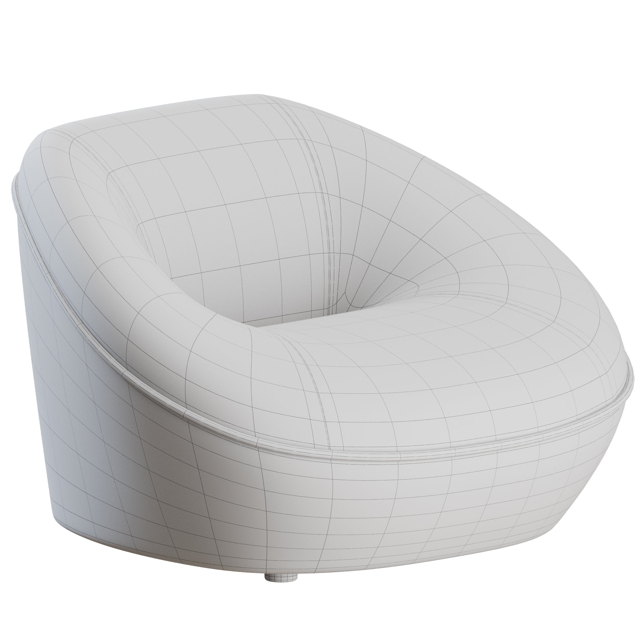 Tortello Armchair B&B Italia 3D Model – Add Model