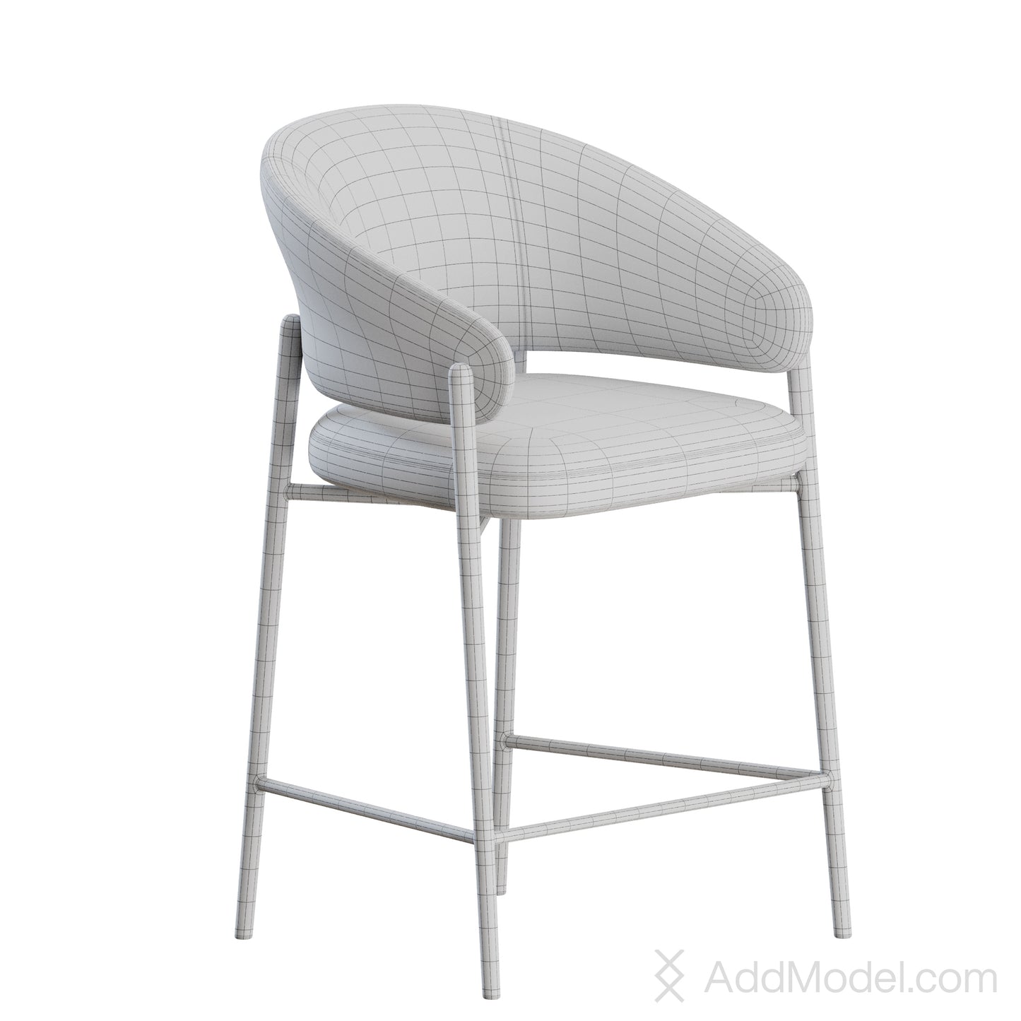 Linda Stool By Marelli 3D Model