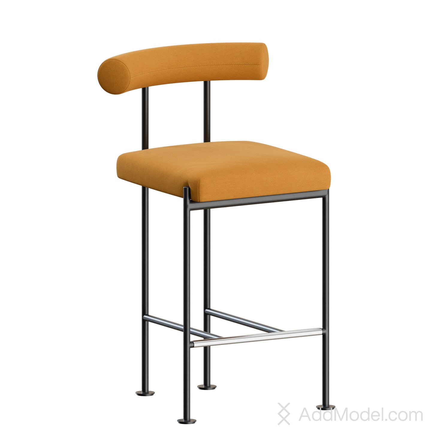 Quando Stool By MIDJ 3D Model