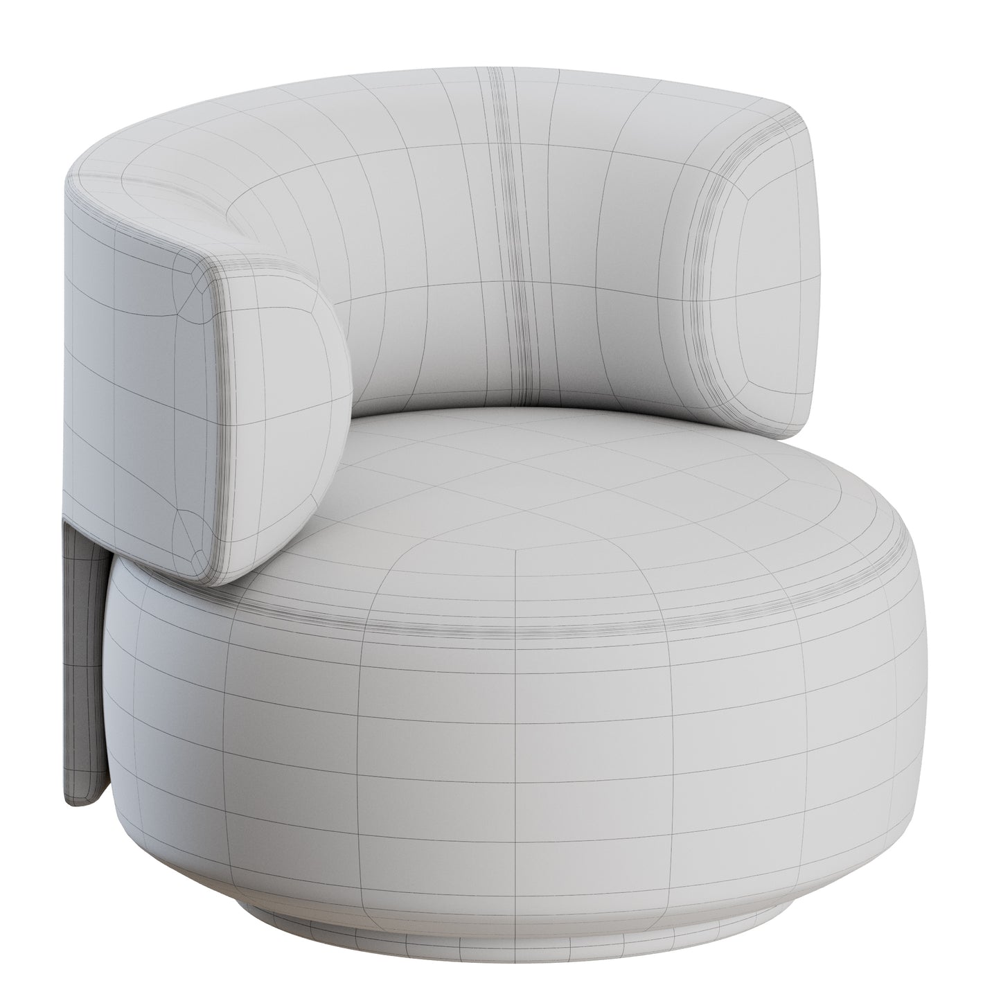 K-Wait Armchair Kartell 3D Model