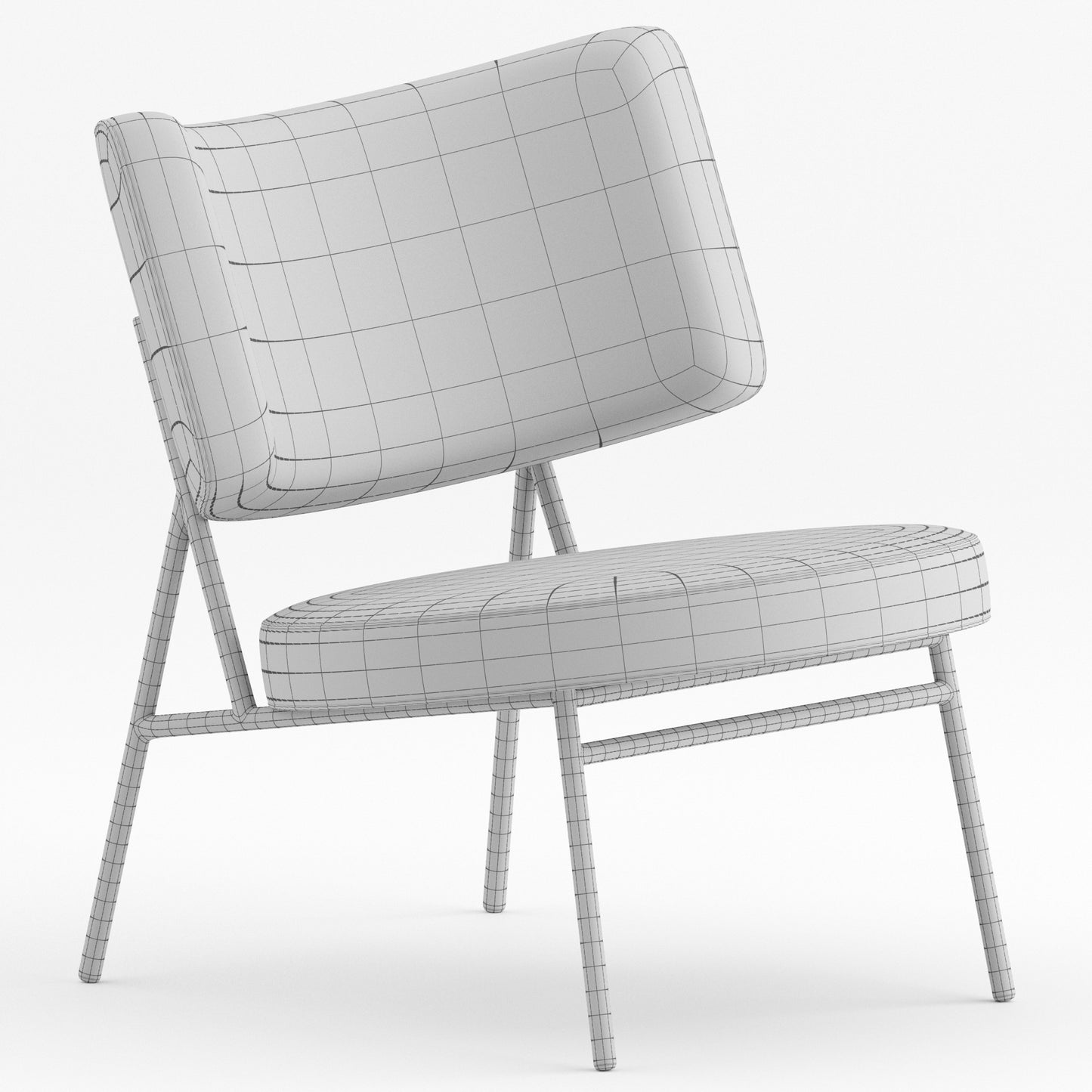 Coco Lounge Chair By Calligaris 3D Model