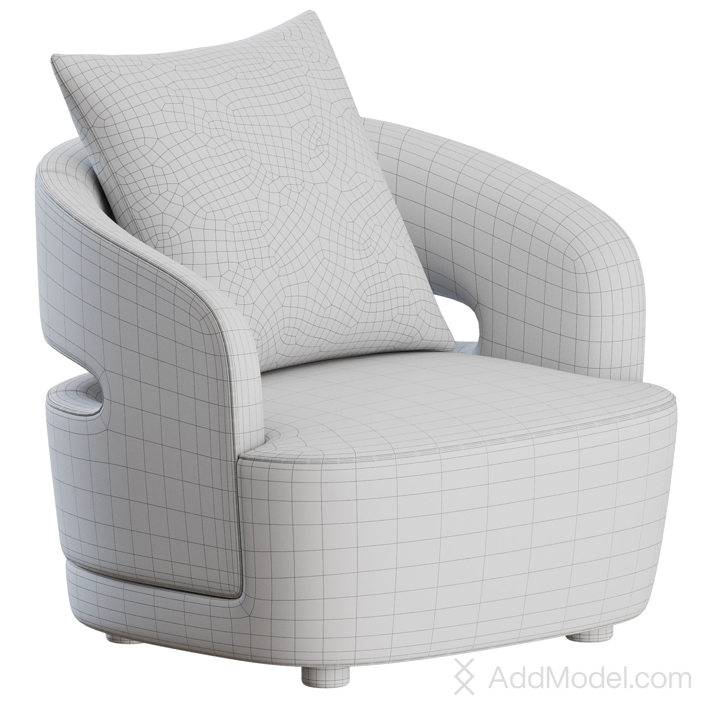 Lucio Armchair By Molteni&C 3D Model