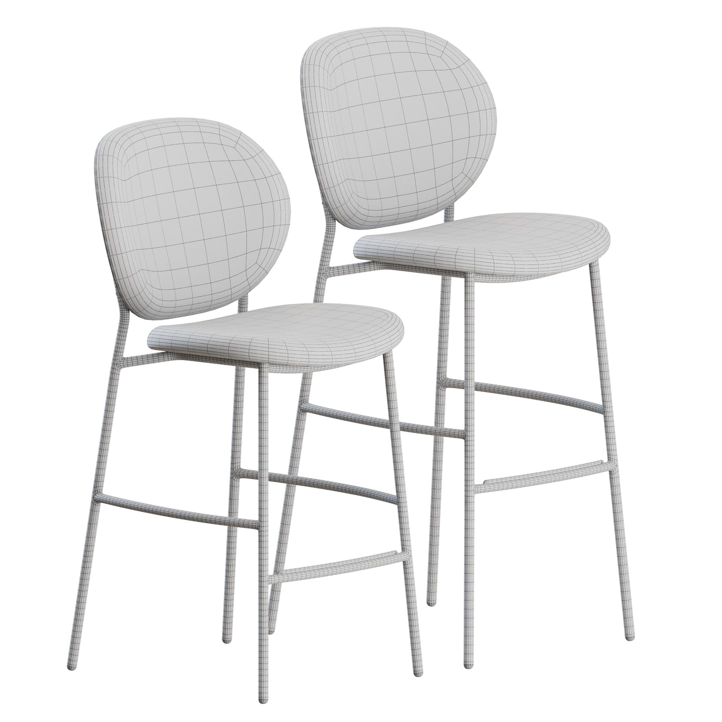 Ines Stool By Calligaris 3D Model