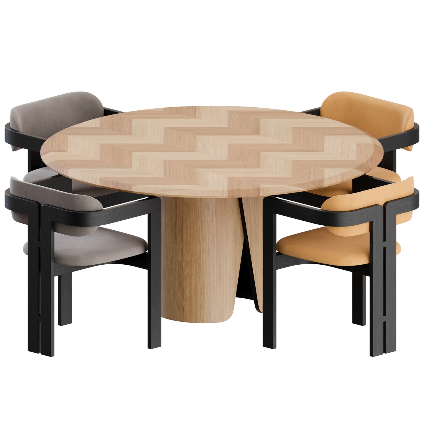 Dining Set By Gallotti & Radice 3D Model