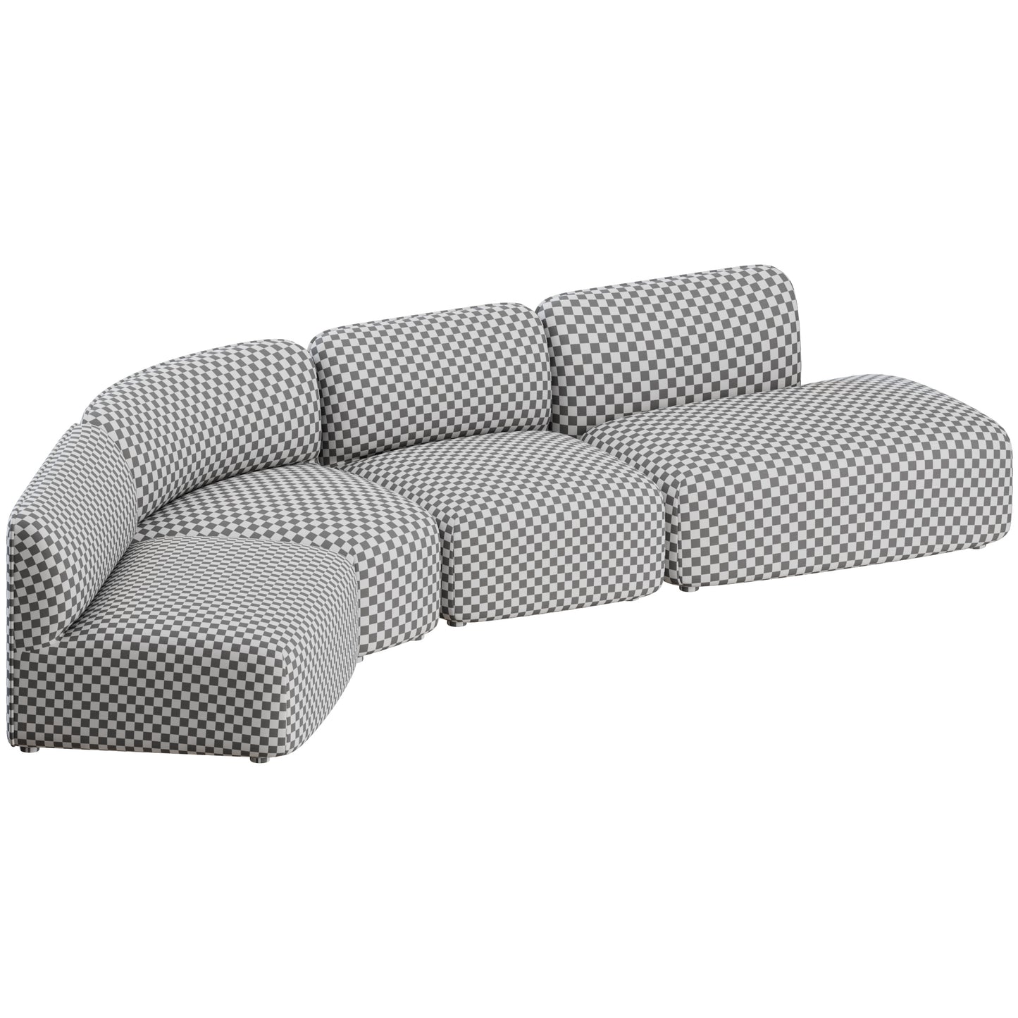 Panorama Curved Sofa 01 Wendelbo 3D Model