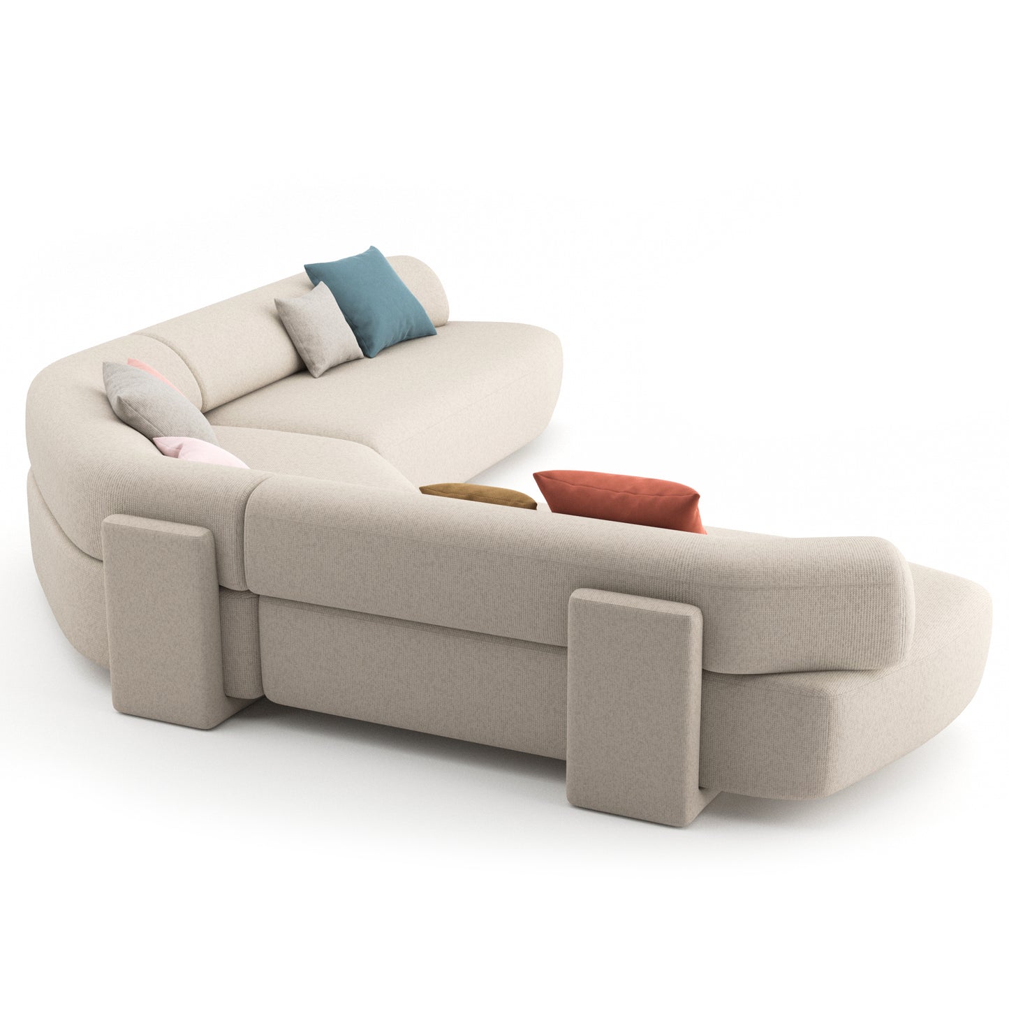 Gogan Sofa 05 By Moroso 3D Model