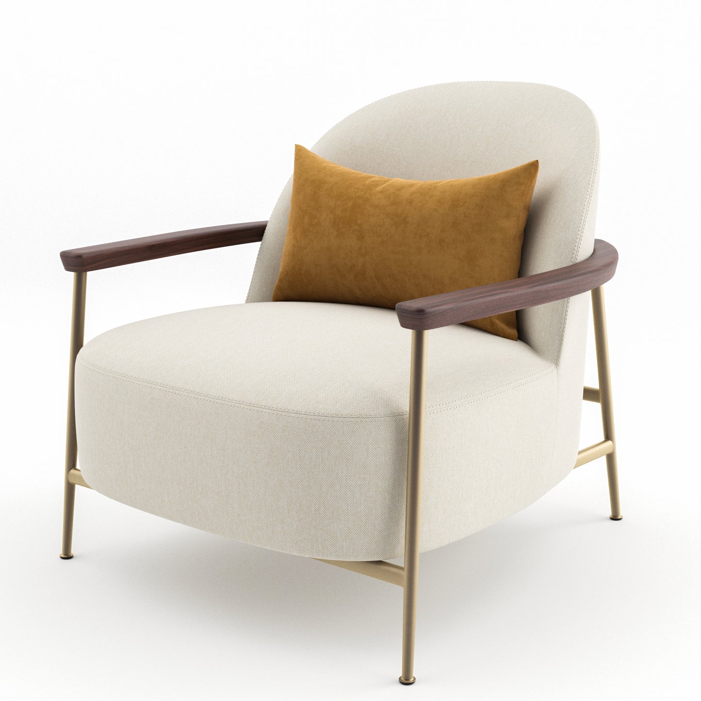 Sejour Lounge Chair By Gubi 3D Model