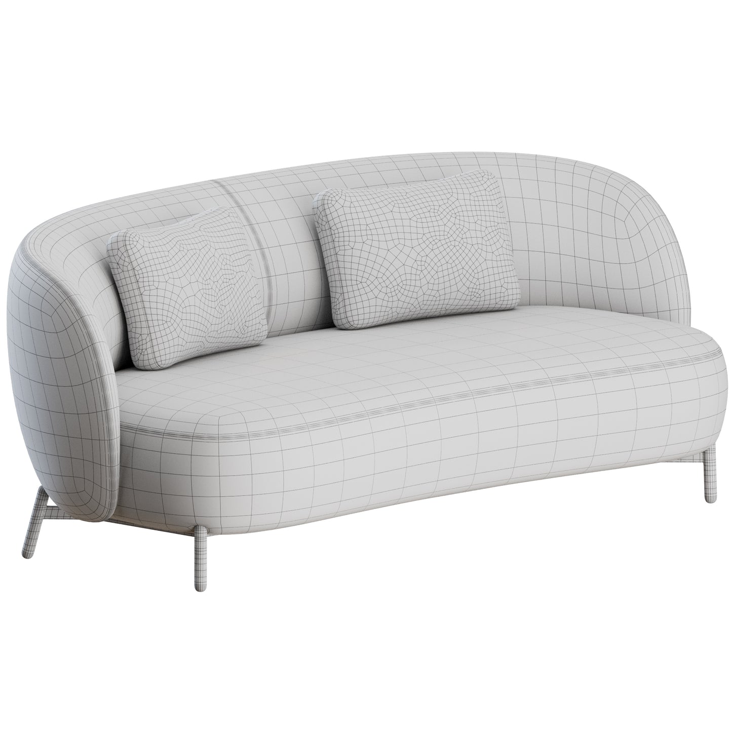 Lunam Sofa Kartell 3D Model