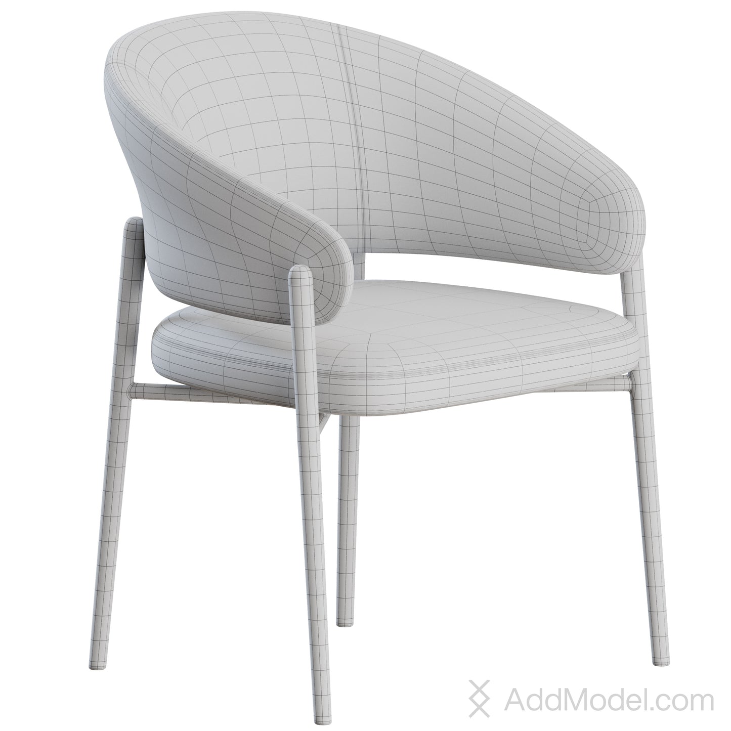 Linda Chair By Marelli 3D Model