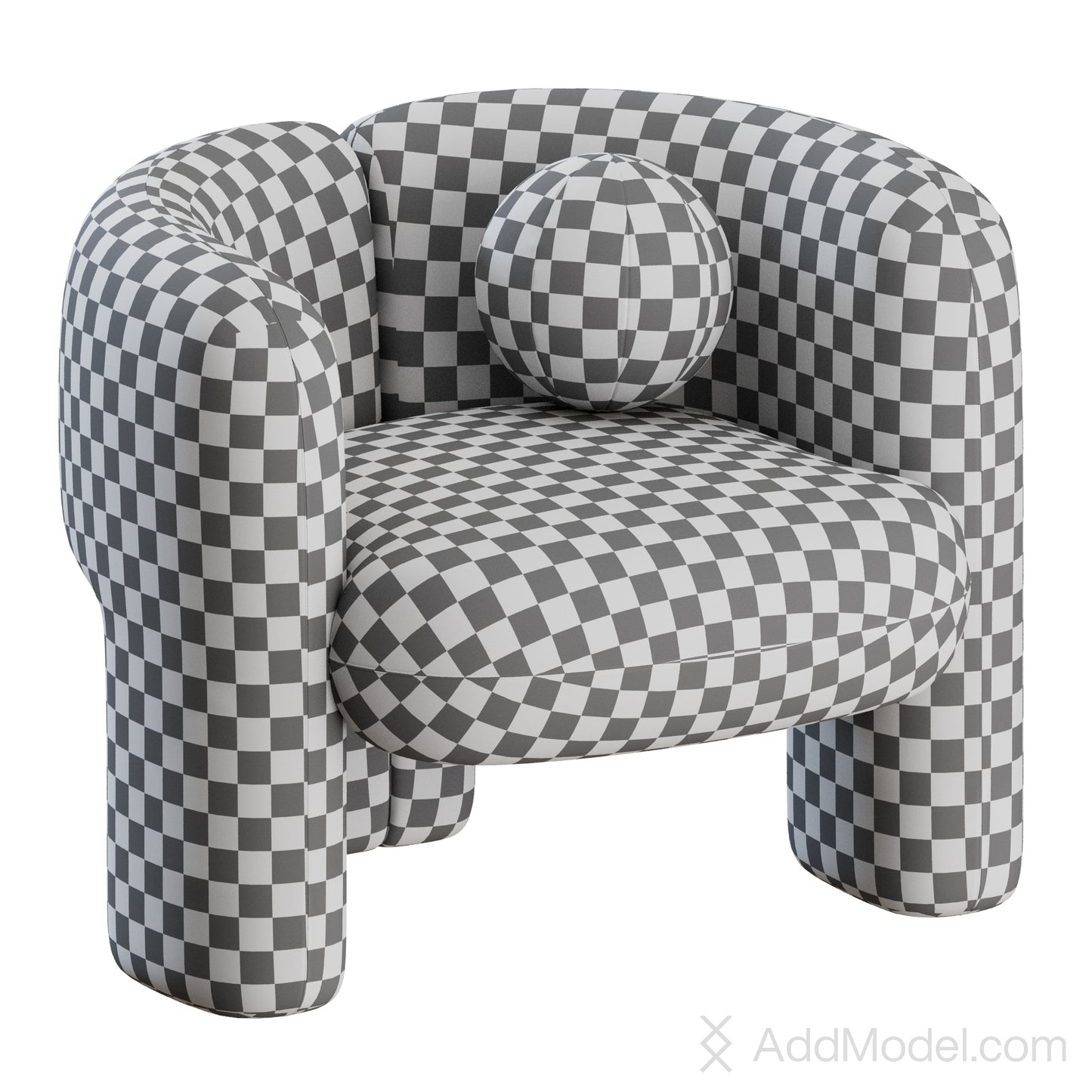 Emma Armchair By Marelli 3D Model