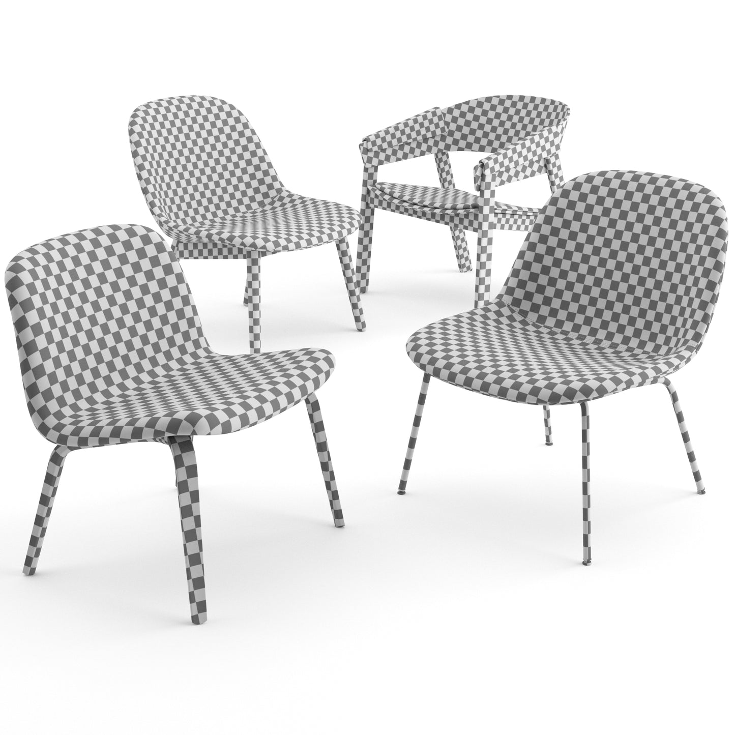 Lounge Chairs By Muuto 3D Model