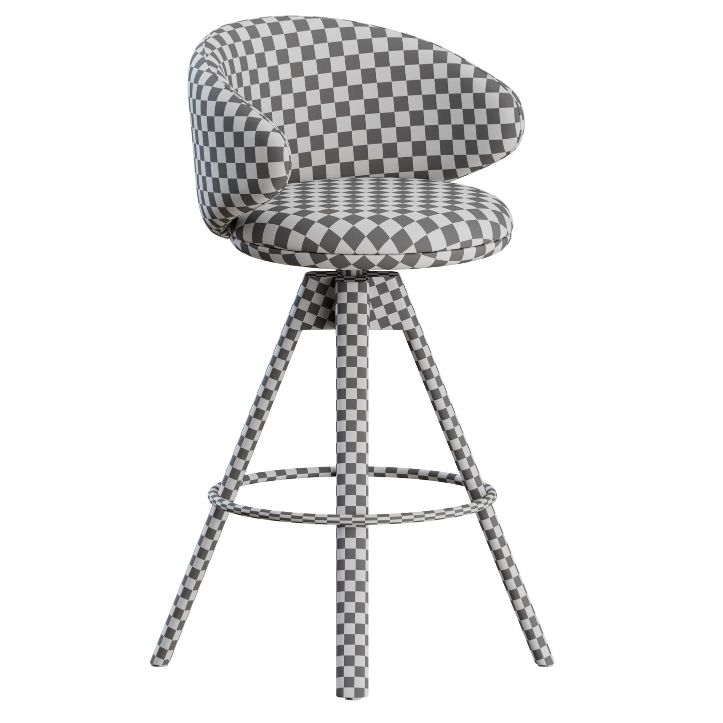 Belle ST-4WL Stool Arrmet 3D Model