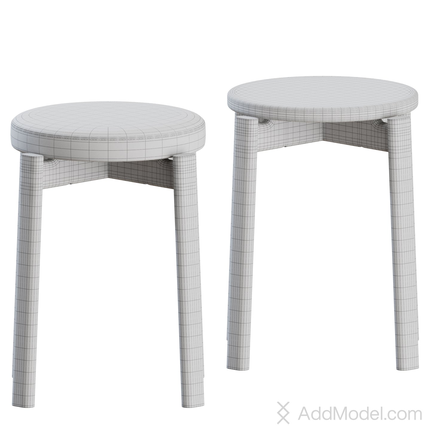 Passage Stool By Audo Copenhagen 3D Model