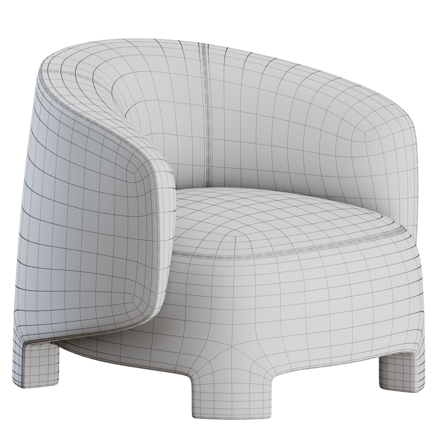 Taru Armchair By Ligne Roset 3D Model