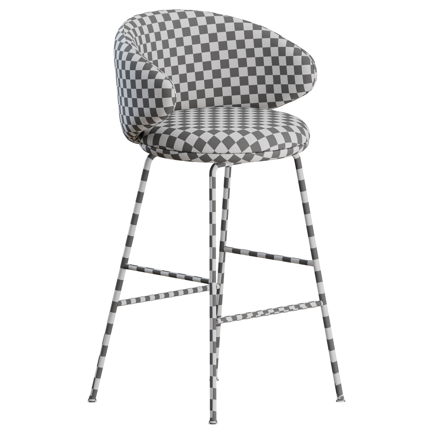 Belle ST-4L Stool Arrmet 3D Model