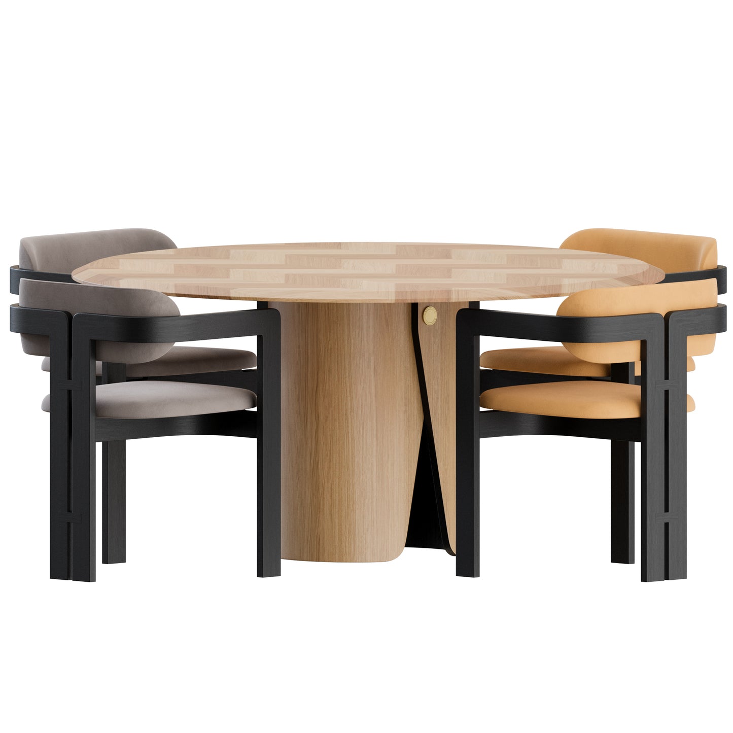 Dining Set By Gallotti & Radice 3D Model