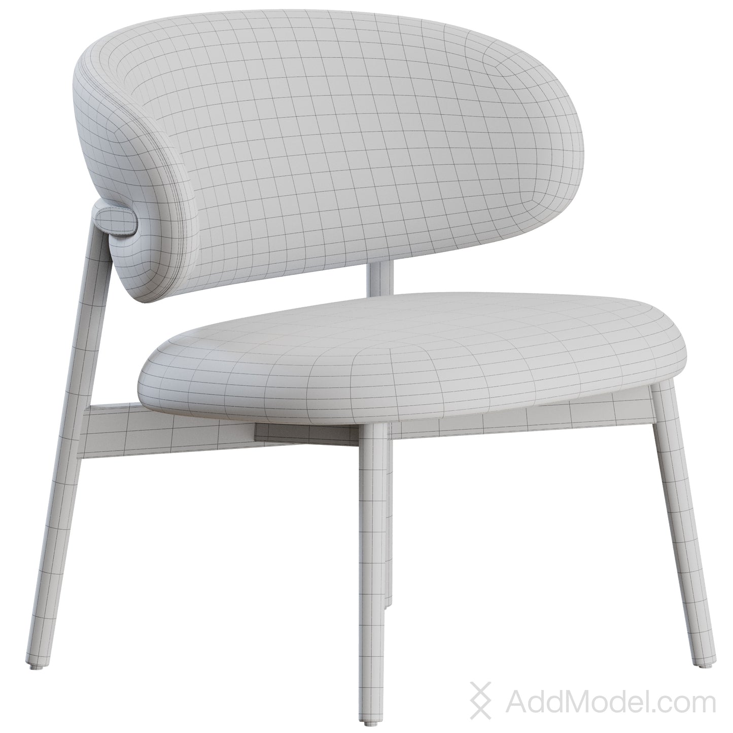 Oleandro Lounge Chair By Calligaris 3D Model