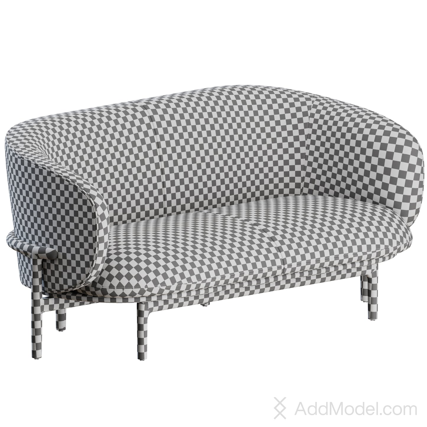 Mela 2 Seater Sofa By Artisan 3D Model