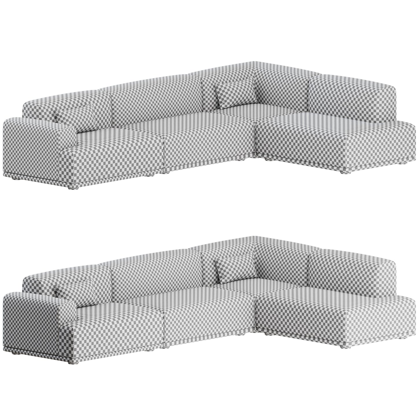 Connect Corner Sofa 01 By Muuto 3D Model