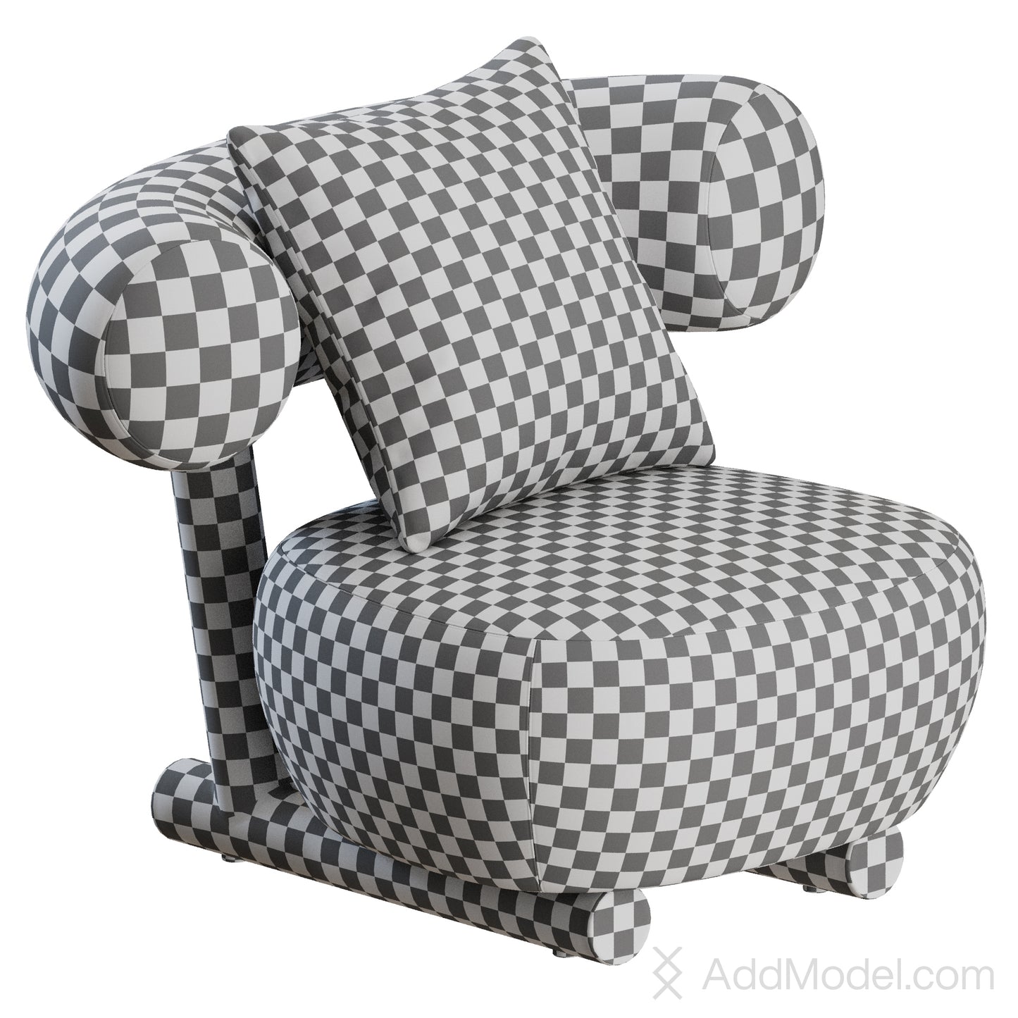 Pipe Armchair By Moroso 3D Model