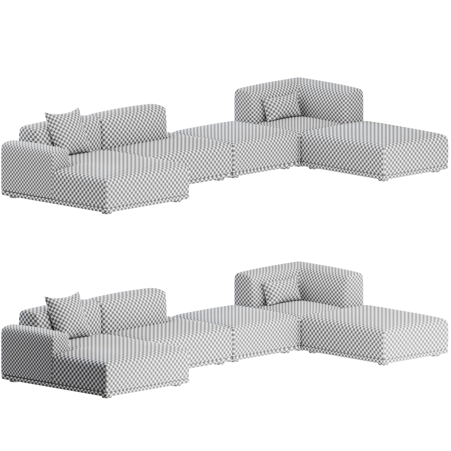 Connect Corner Sofa 02 By Muuto 3D Model