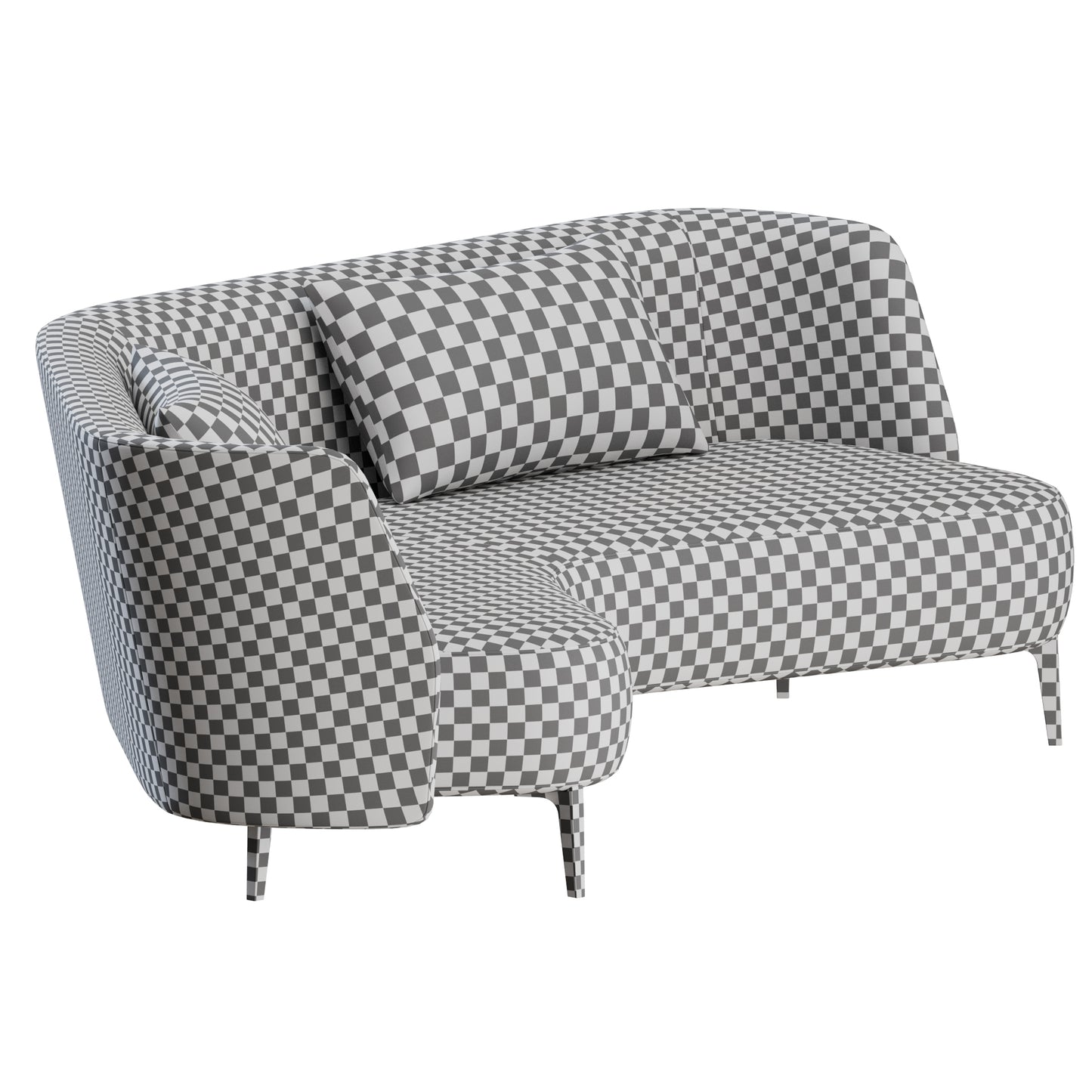 Sunday Sofa Curved Poliform 3D Model