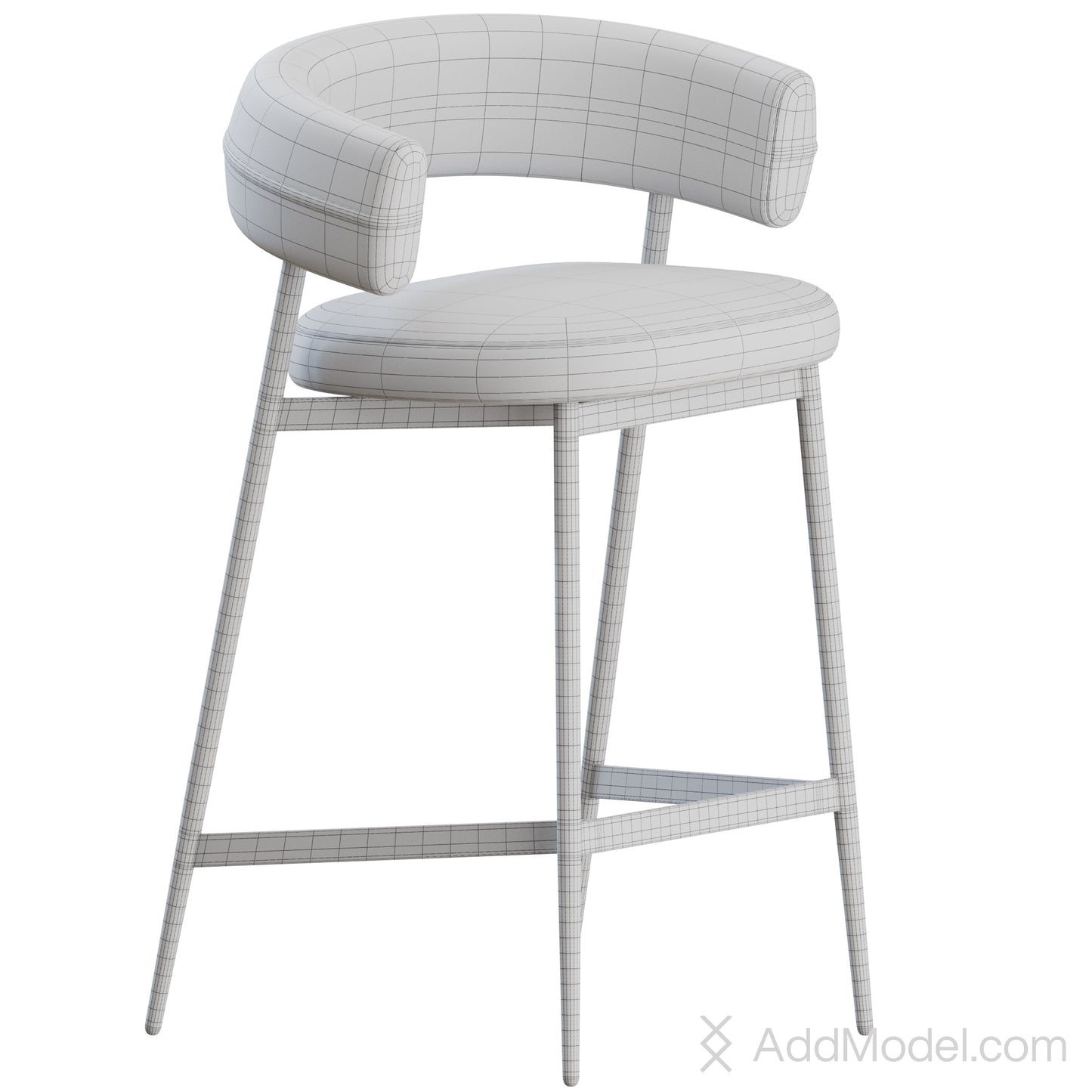 Nena Stool By Zanotta 3D Model