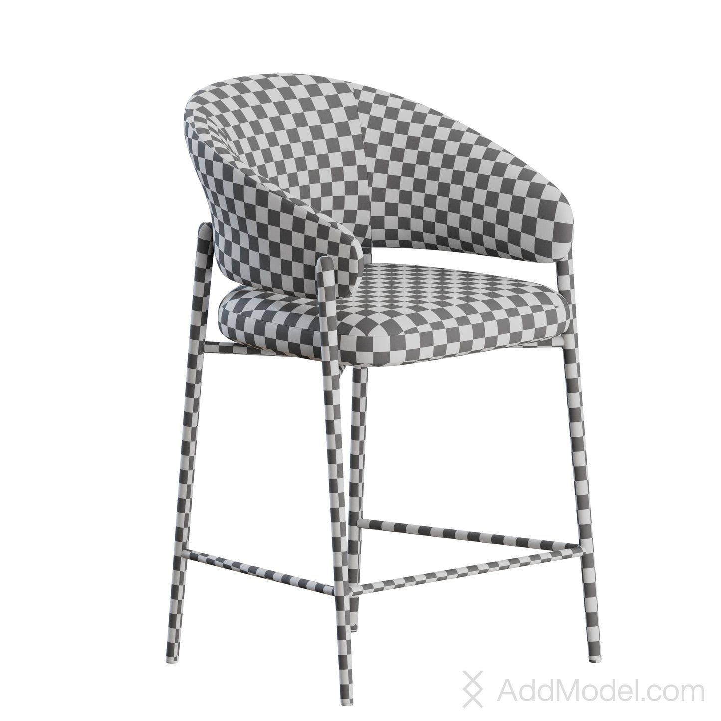 Linda Stool By Marelli 3D Model