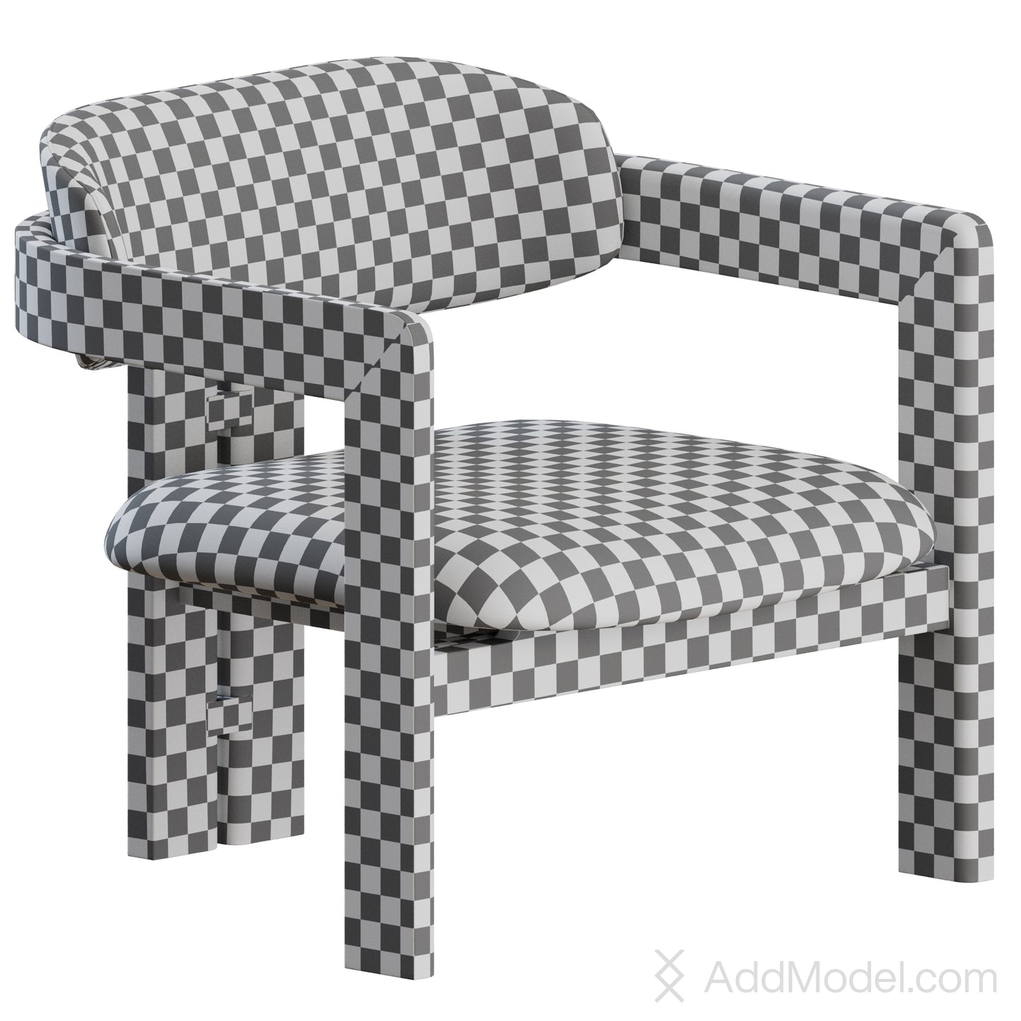 0417 Armchair By Gallotti and Radice 3D Model