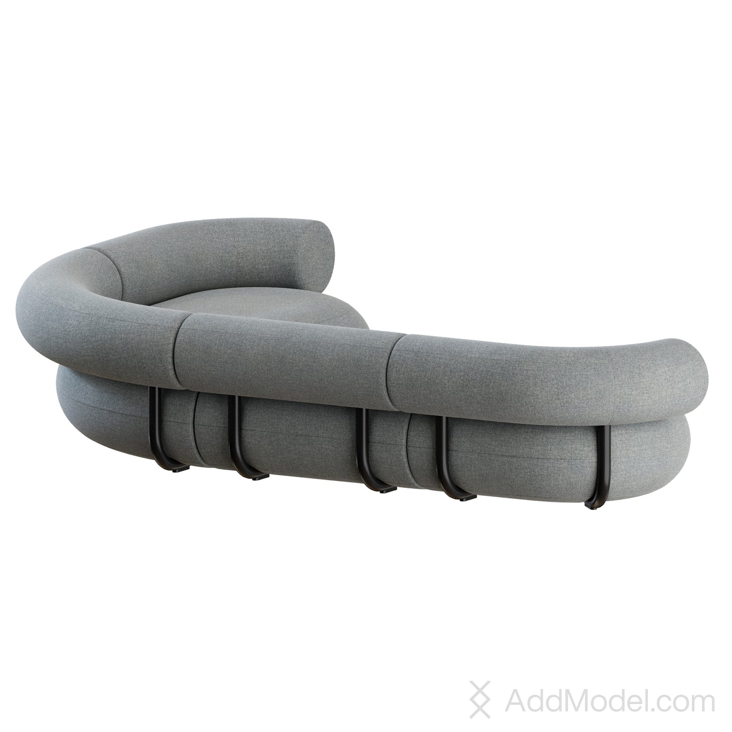 Fat Sofa Corner 3 Seater By Tom Dixon 3D Model