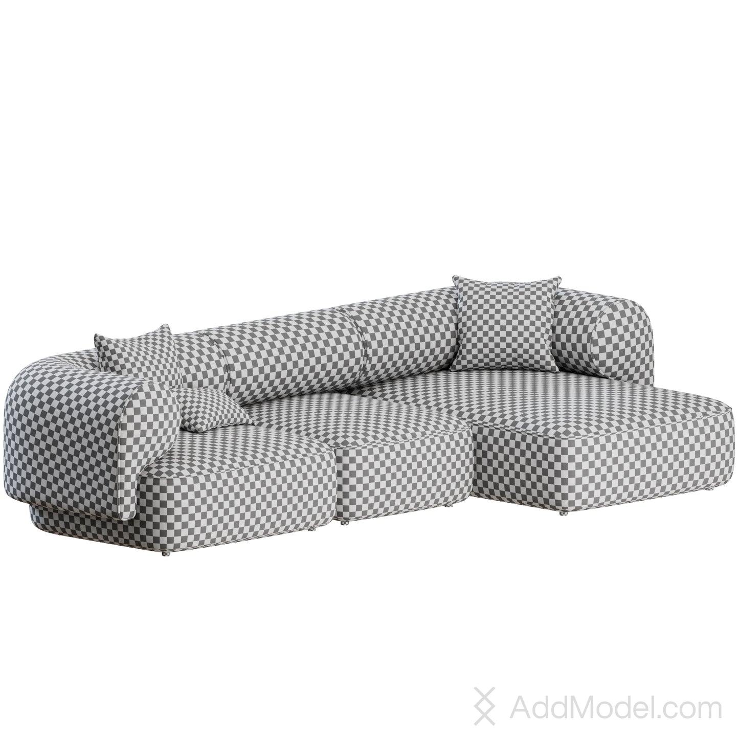 Melody Sofa L Shape By Natuzzi 3D Model