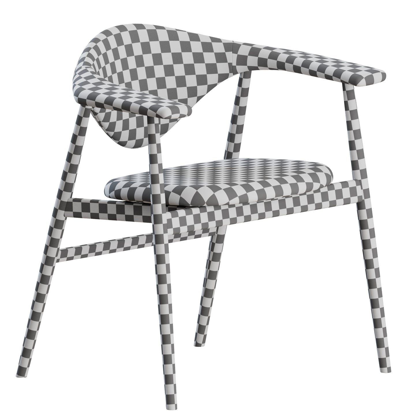 Masculo Dining Chair Gubi 3D Model